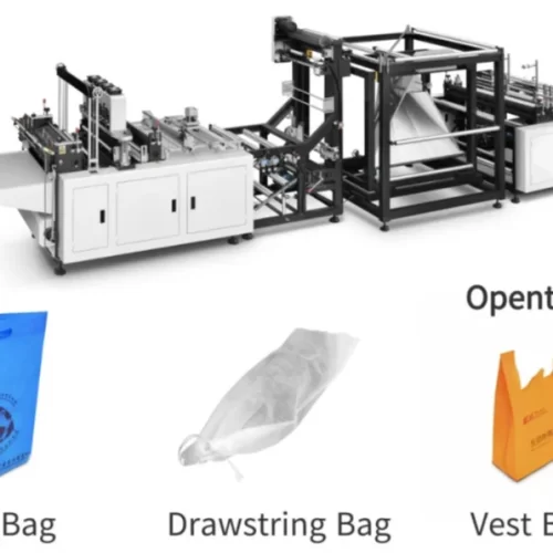 Fully Automatic Non Woven D Cut Bag Making Machine